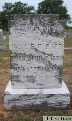 William D "willie" Bass