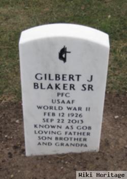 Gilbert J "gob" Blaker