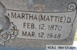 Martha Elizabeth "mattie" Davidson Stevenson