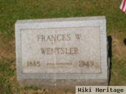 Frances W. Weaver Wentsler