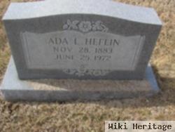 Ada L Heflin