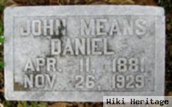 John Means Daniel