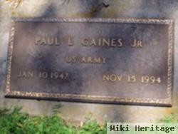 Paul L. Gaines, Jr