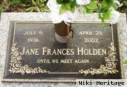 Jane Frances Holden