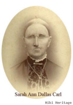 Sarah Ann Dallas Carl