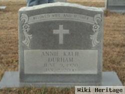 Annie Kalil Durham