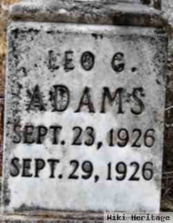 Leo G Adams