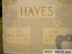 J J Hayes