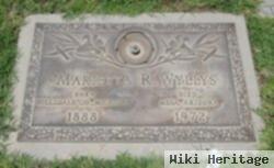 Marietta R. Wyllys