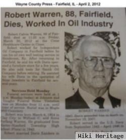 Robert Calvin "bob" Warren