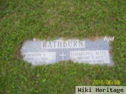 Elizabeth L. "betty" Rathburn