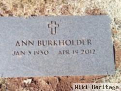 Ann Burkholder