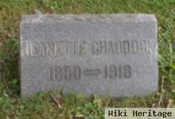 Jeanette White Chaddock