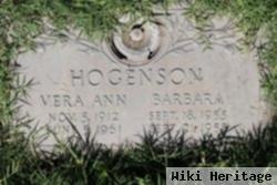 Vera Ann Hogenson