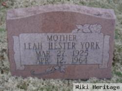 Leah Hester York