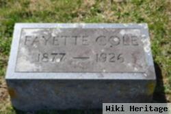 Fayette Cole