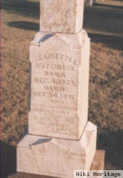 Henrietta Elizabeth Harris Hutchison
