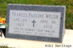 Frances P. "pauline" Turner Welsh