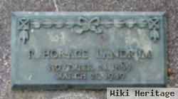 R Horace Landrum