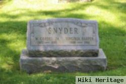 W. Cordes Snyder, Jr