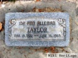 Ida Ann Alleman Taylor