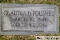 Claudia D Foushee