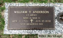 William T Anderson