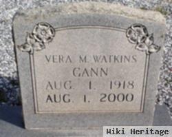 Vera M Watkins Gann