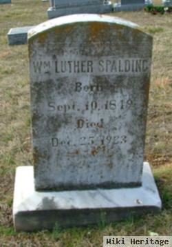 William Luther Spalding