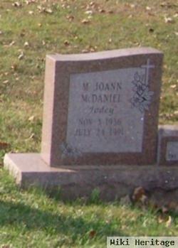 M. Joann "jodey" Mcdaniel