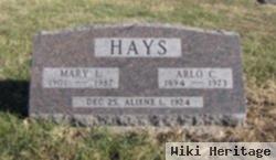 Mary L Weston Hays