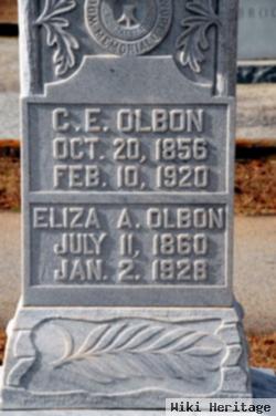 Elizabeth Alice "eliza" Mcconnell Olbon