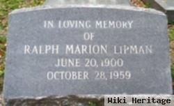 Ralph Marion Lipman