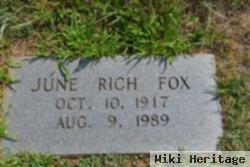 June Rich Fox