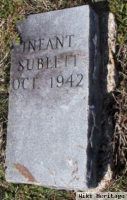 Infant Sublett