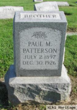 Paul M Patterson