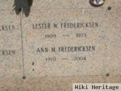 Ann M Fredericksen