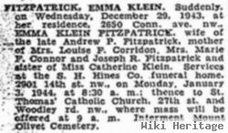 Emma T Klein Fitzpatrick