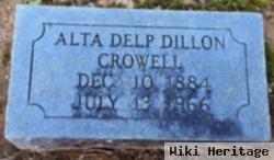 Alta Delp Dillon Crowell