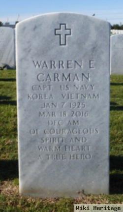 Cpt Warren Evan "jack" Carman