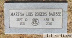 Martha Lois Rogers Barbee