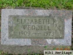 Elizabeth K Weddell