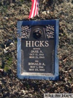 Jane A Hicks