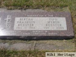 Bertha Franklin Kuester