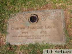 Christine Stanford Langley