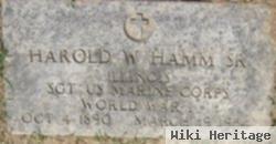 Harold W Hamm, Sr