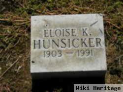 Eloise K. Hunsicker