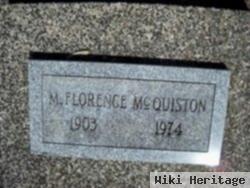 M. Florence Mcquiston