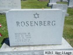 Maylon M Rosenberg