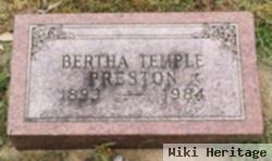 Bertha Temple Preston